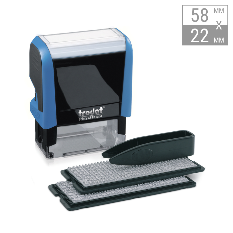 Typomatic 4913 zum Selbersetzen | 58x22mm Produkte